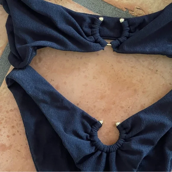 Black Cutout Bikini - Picture 2 of 6